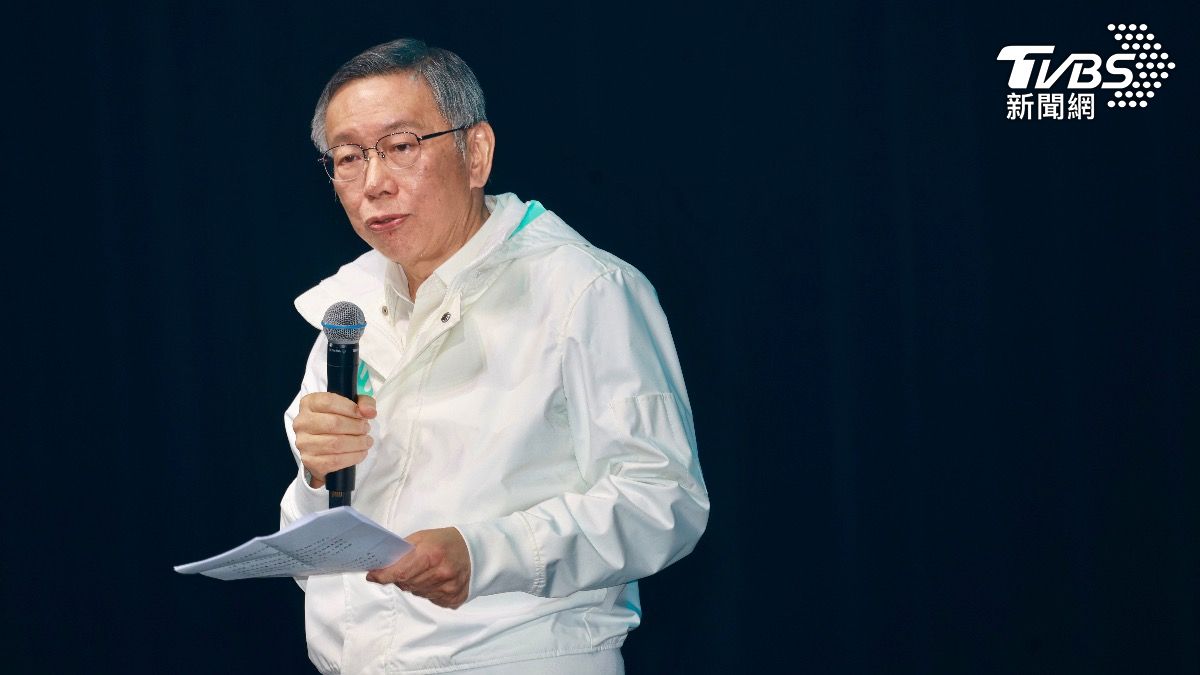 柯文哲開酸檢調的起訴書是科幻小說。（圖／華子琛攝）