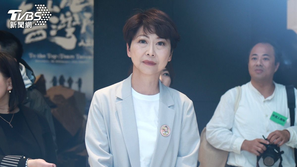 陳亭妃出席政見會。（圖／華子琛攝）