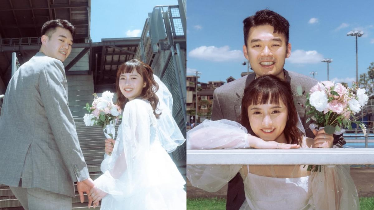 陳詩媛與王齊麟6月登記結婚。(圖/翻攝自Instagram/10yuan.0424)