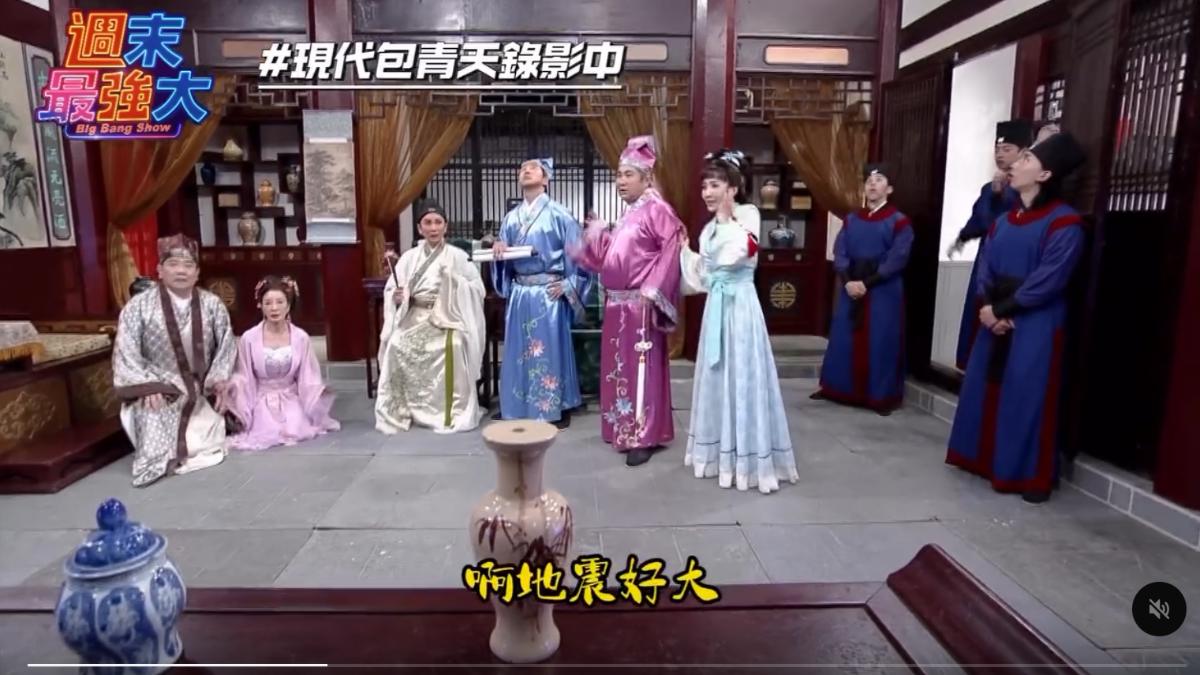 深夜錄影遇強震!「燈具猛晃」驚險畫面全被拍 11藝人急撤