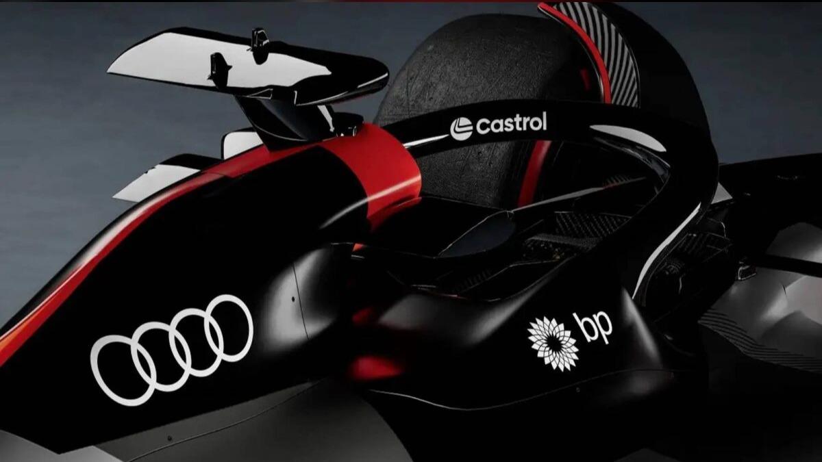 Castrol與bp皆出現在Audi 2026年賽季F1賽車贊助塗裝中。（圖／Castrol提供）