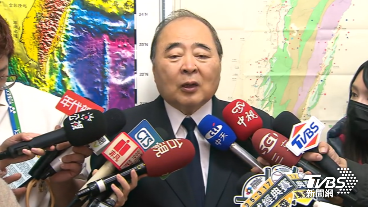 前地震測報中心主任郭鎧紋表示,再出現規模7地震機率不高,而強震週期得重新計算。(圖/TVBS)