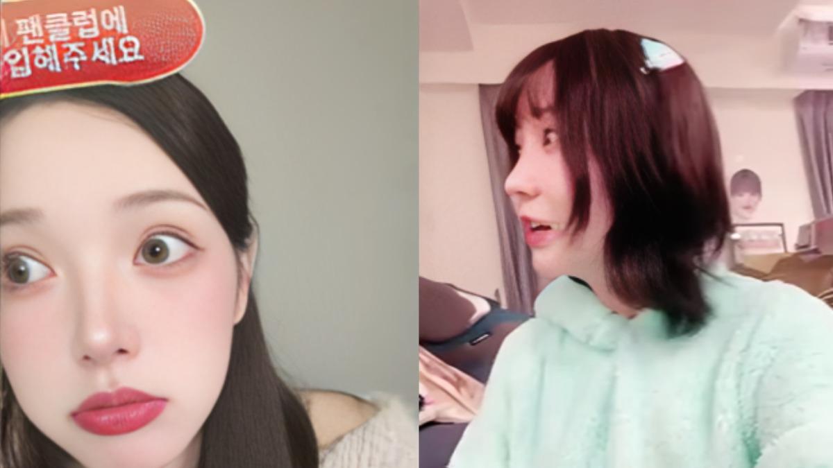 韓籍啦啦隊員李晧禎與金世星都在直播中遇到地震。（圖／翻攝自浪live）