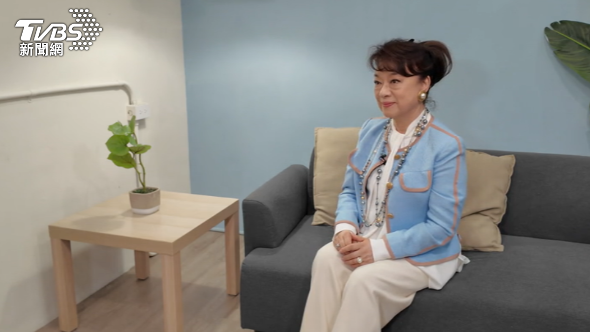 翁倩玉分享返台拍電影的心得。(圖/TVBS)