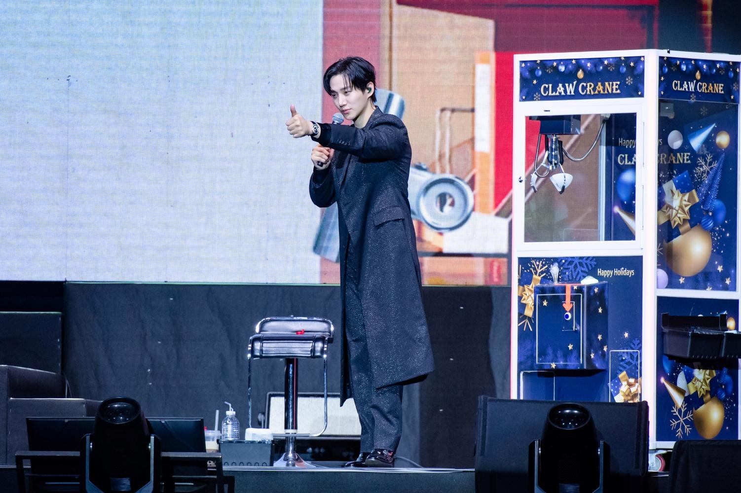 李俊昊嘴甜告白粉絲「因為有你們，所以我很幸福」。（圖／Show Office提供）