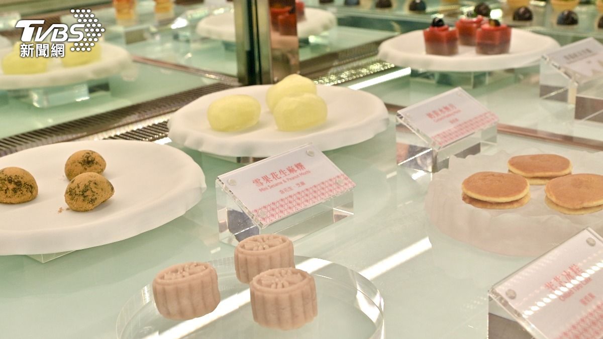 推薦甜點新品「芋芯冰糕」。（圖／胡瑞麒攝）