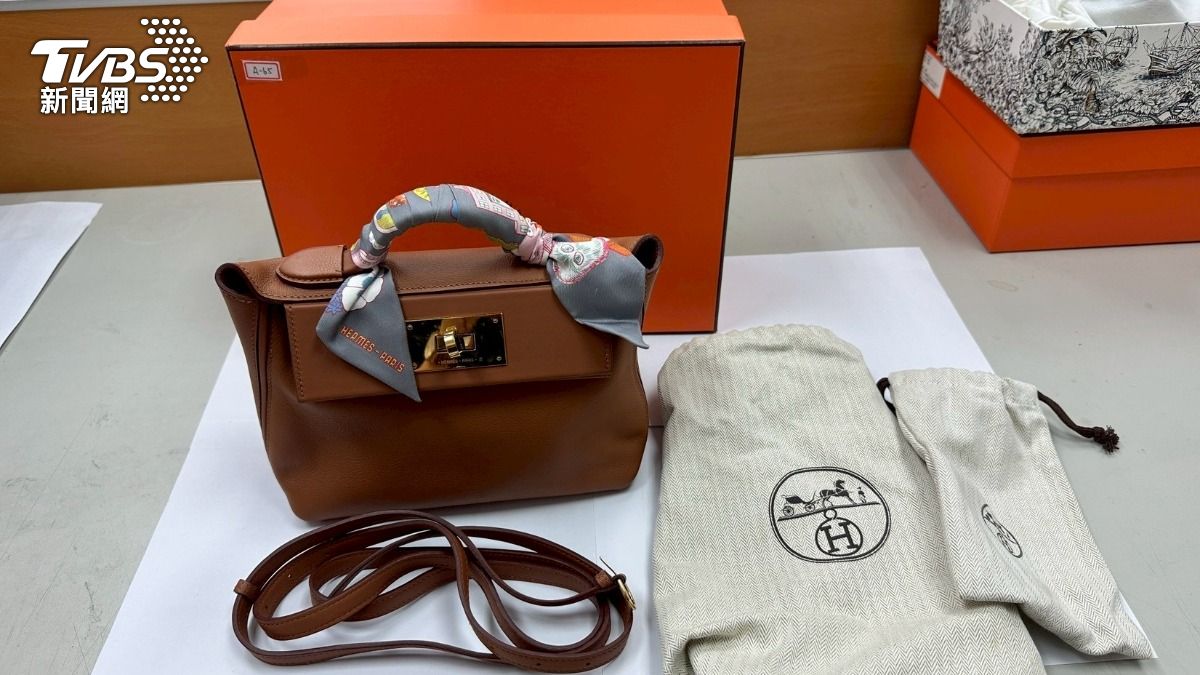 Hermès Birkin 25 Sellier。（圖／TVBS）