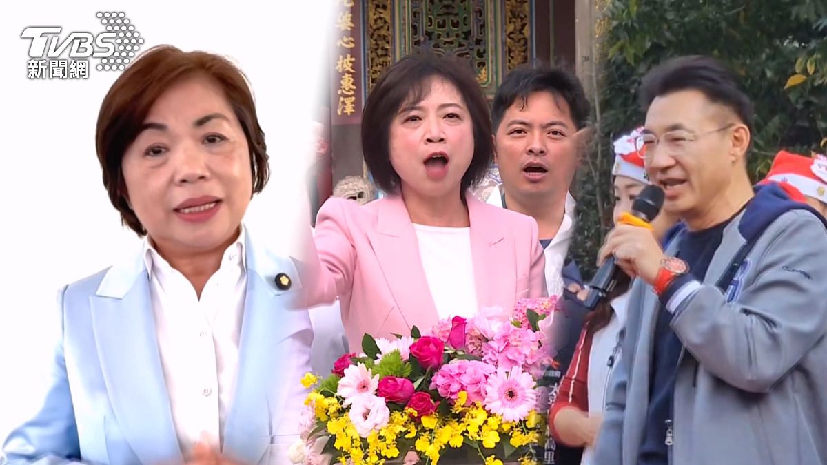 民進黨何欣純揭牌市政辦公室 搶先國民黨起跑2026台中市長選戰。(圖/TVBS)