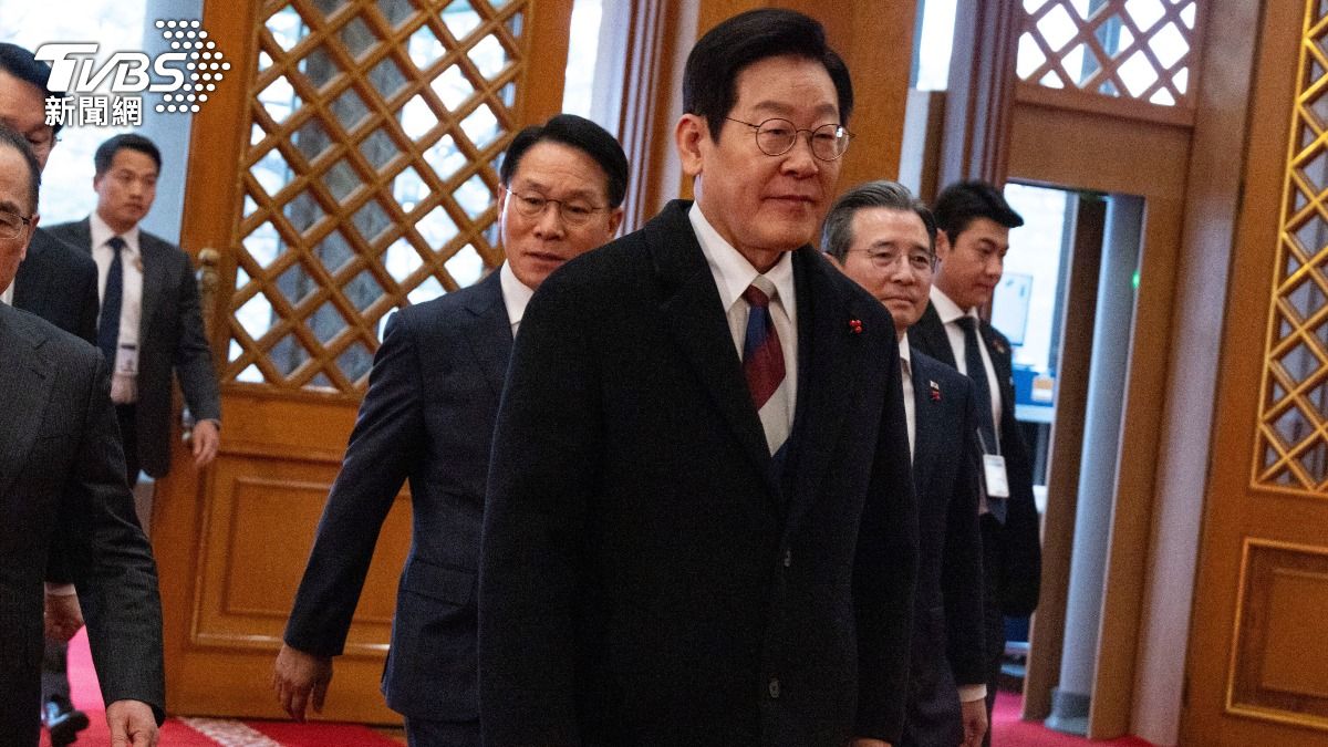 南韓總統李在明。(圖/達志影像美聯社)