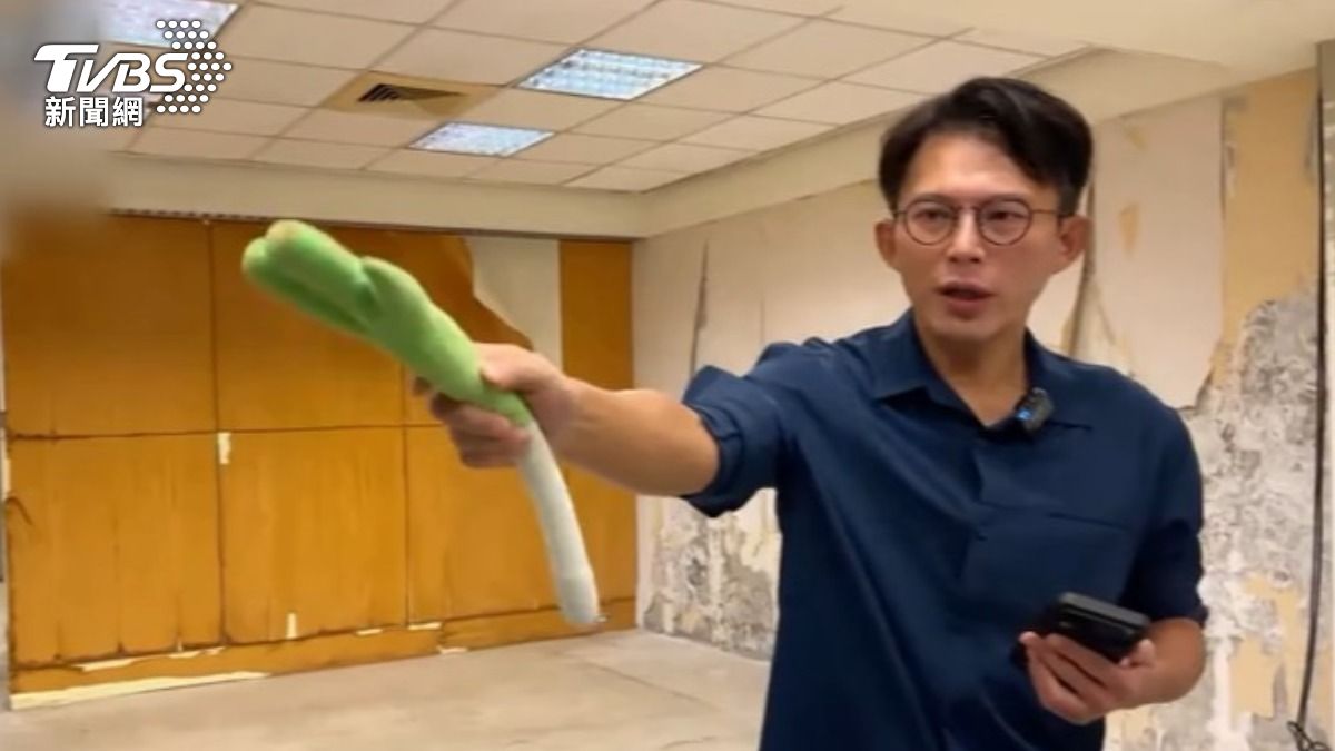 黃國昌開箱競總展現參選決心，藍白新北首長整合尚未談。（圖／TVBS）