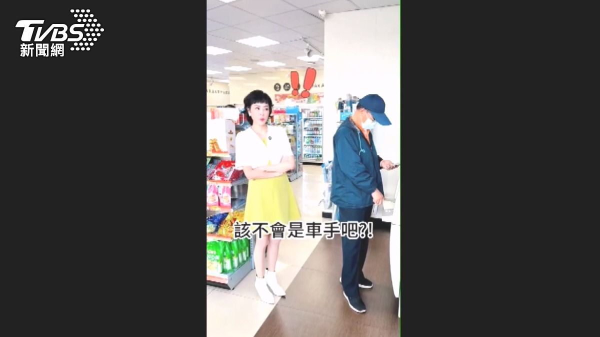 彰化警方特別邀請藝人陳子強和唐玲拍攝反詐騙宣導影片 。(圖／TVBS)