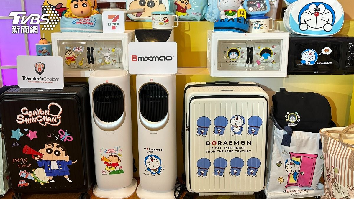 福袋推出冷暖扇、上掀型行李箱、滑輪推車的全新款式。(圖/許稚佳攝)