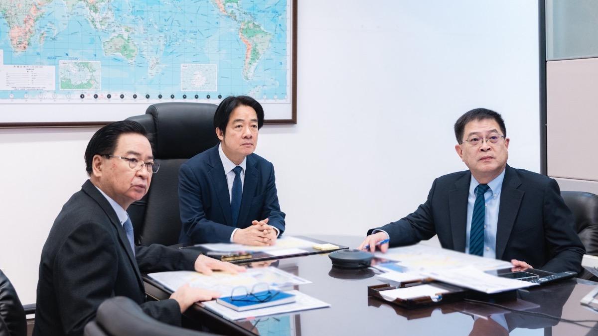 親聽取中共軍演情勢報告 賴清德:譴責中共挑釁區域安全