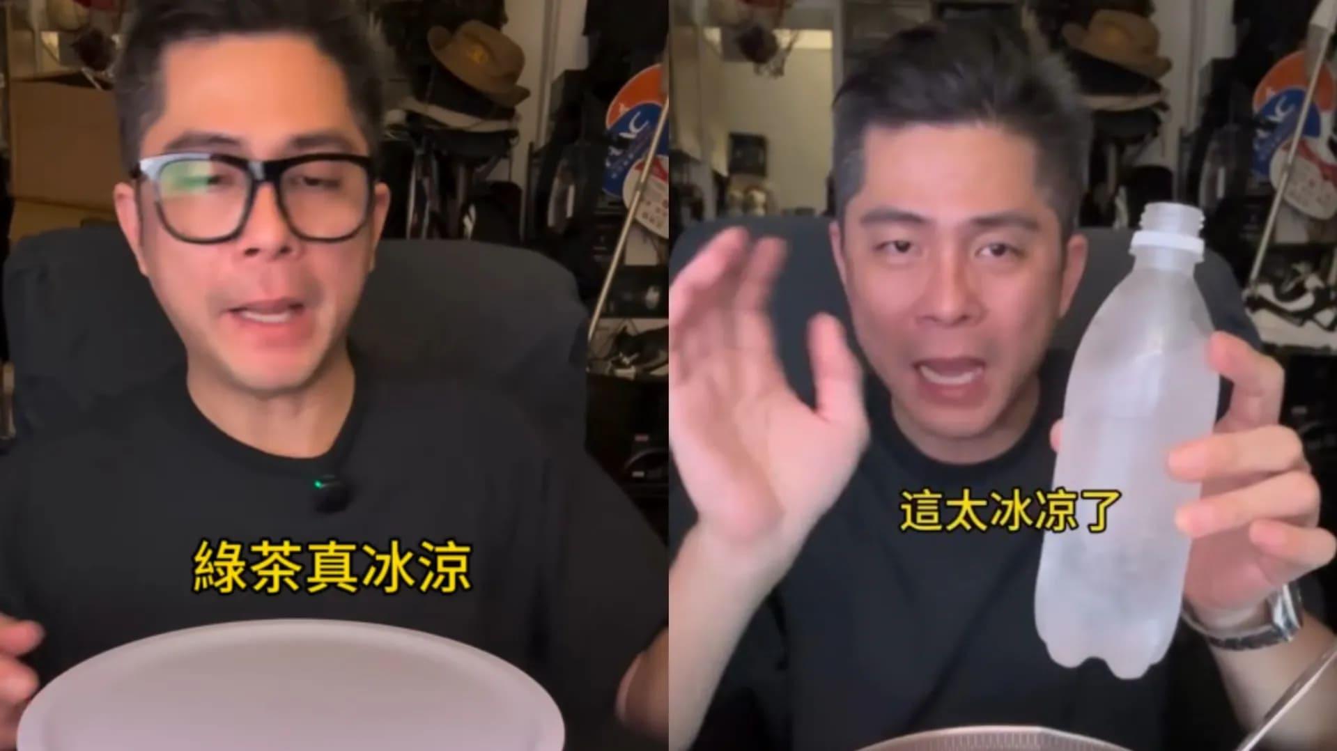 爆紅後的嘴哥依然貫徹這套吃播儀式,幾乎每支影片都能聽見那句招牌「真冰涼」。(圖/翻攝自Threads@dubseddy)