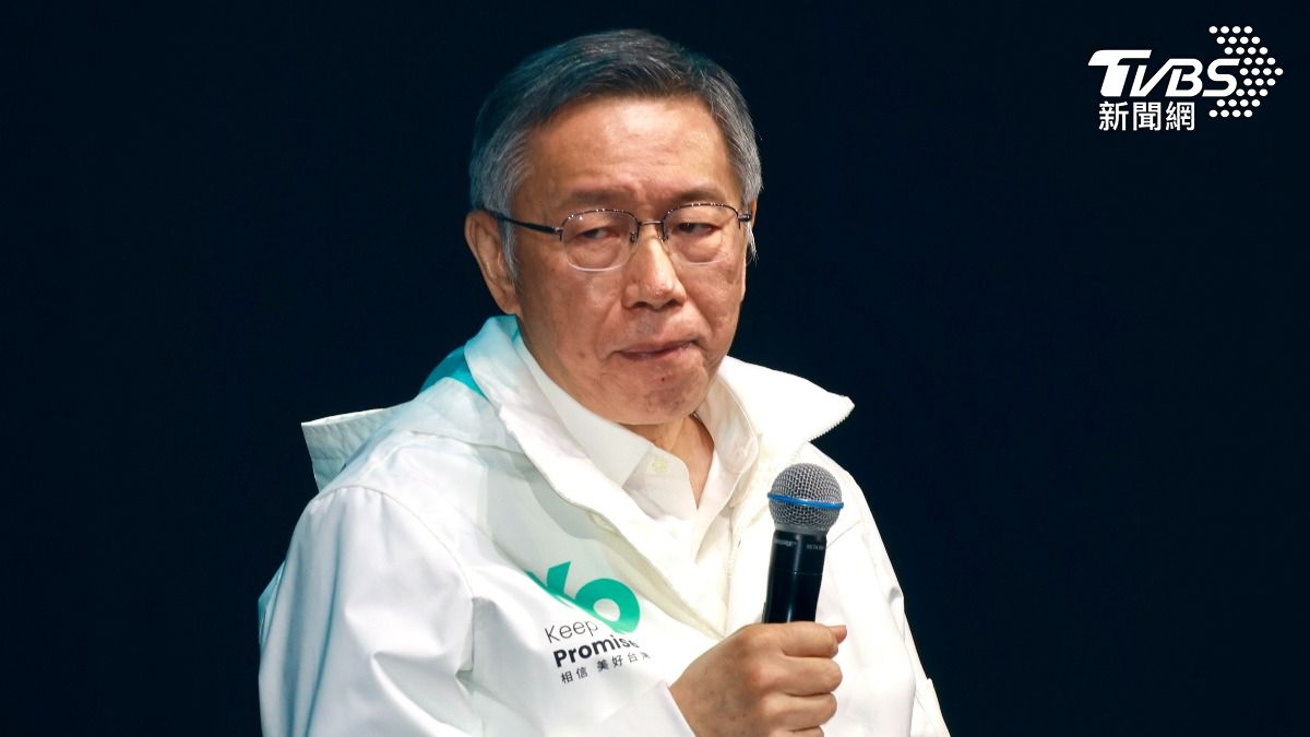 民眾黨前主席柯文哲。（圖／華子琛攝）