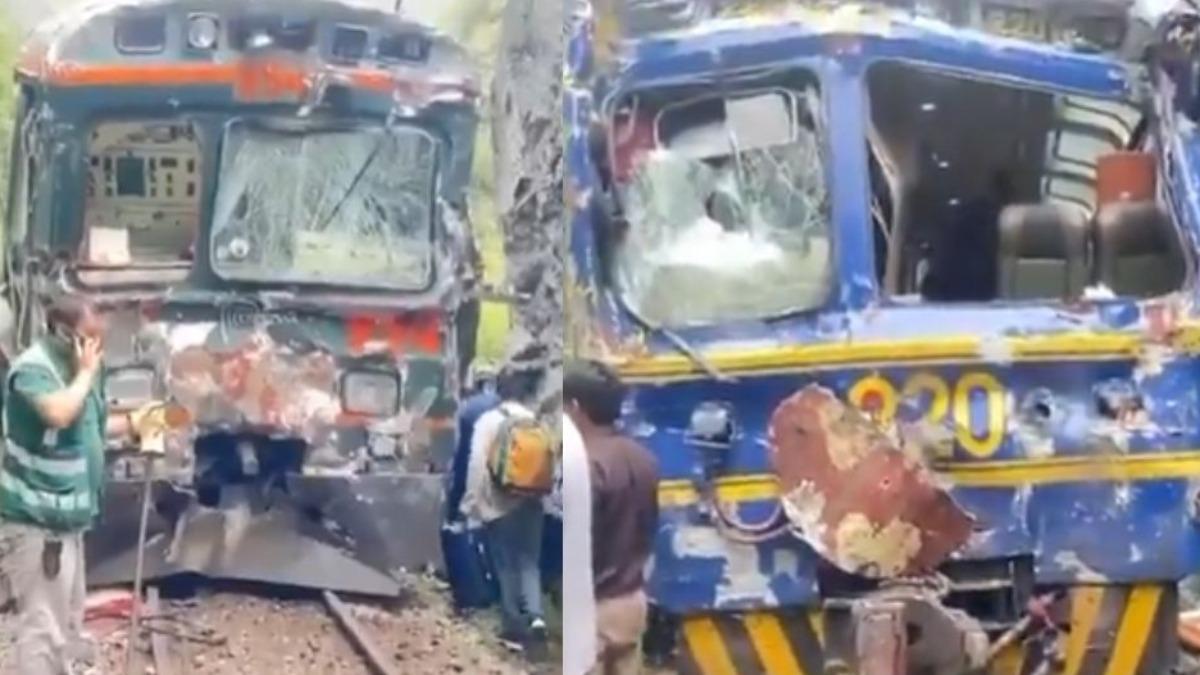 祕魯馬丘比丘的觀光火車傳出對撞意外，造成1人死亡、超過40人受傷。（圖／翻攝X@LupitaJuarezH）