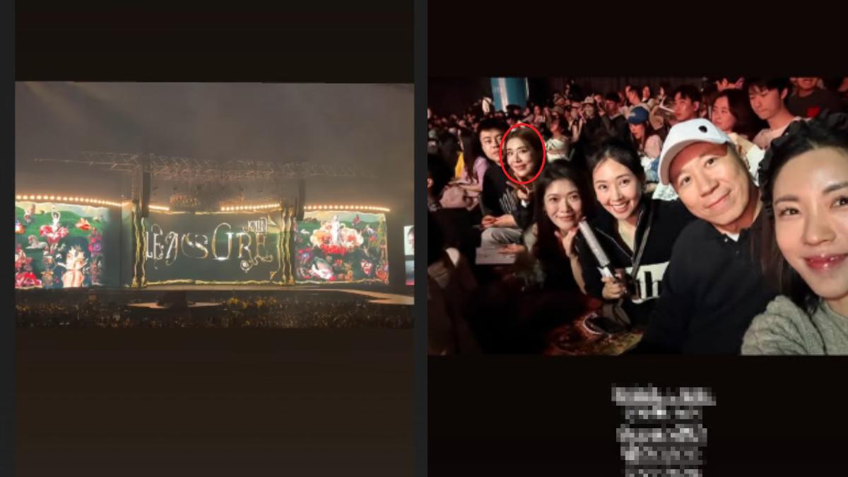 小禎昨日去聽蔡依林演唱會。(圖/翻攝自小禎IG)