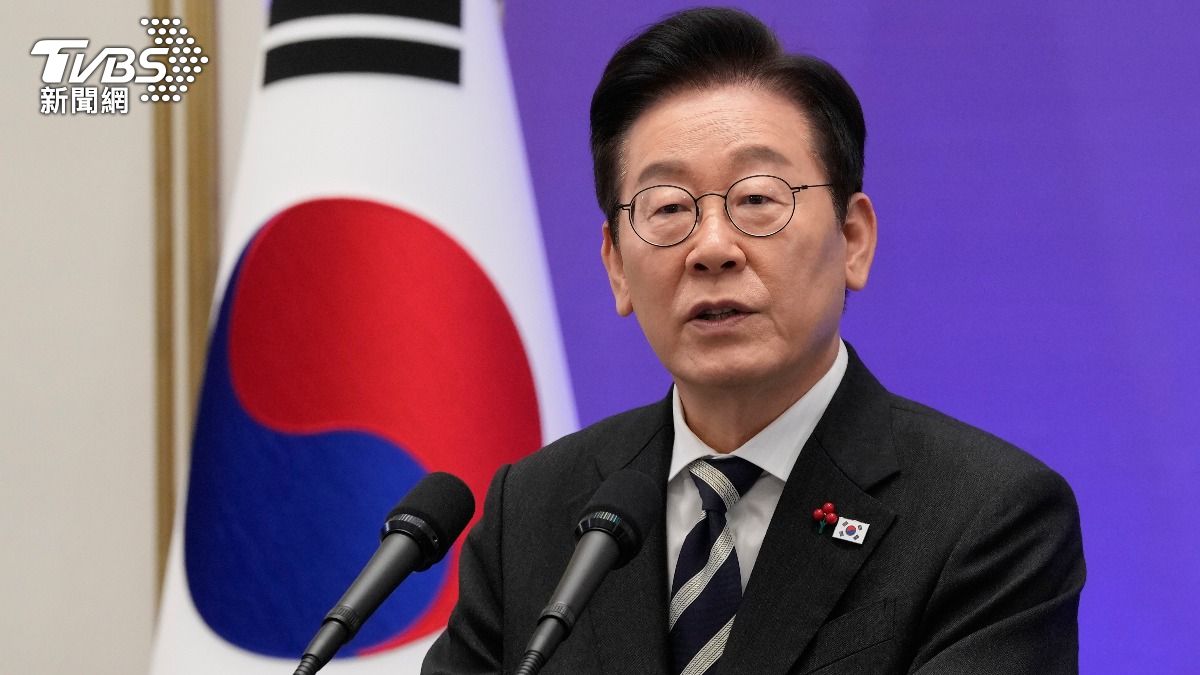南韓總統李在明。(圖/達志影像美聯社)