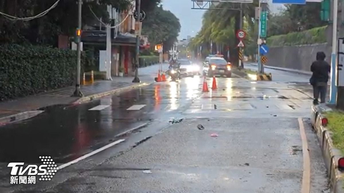 新北淡水死亡事故!清潔隊員停等紅燈被追撞慘死 肇事駕駛跑了