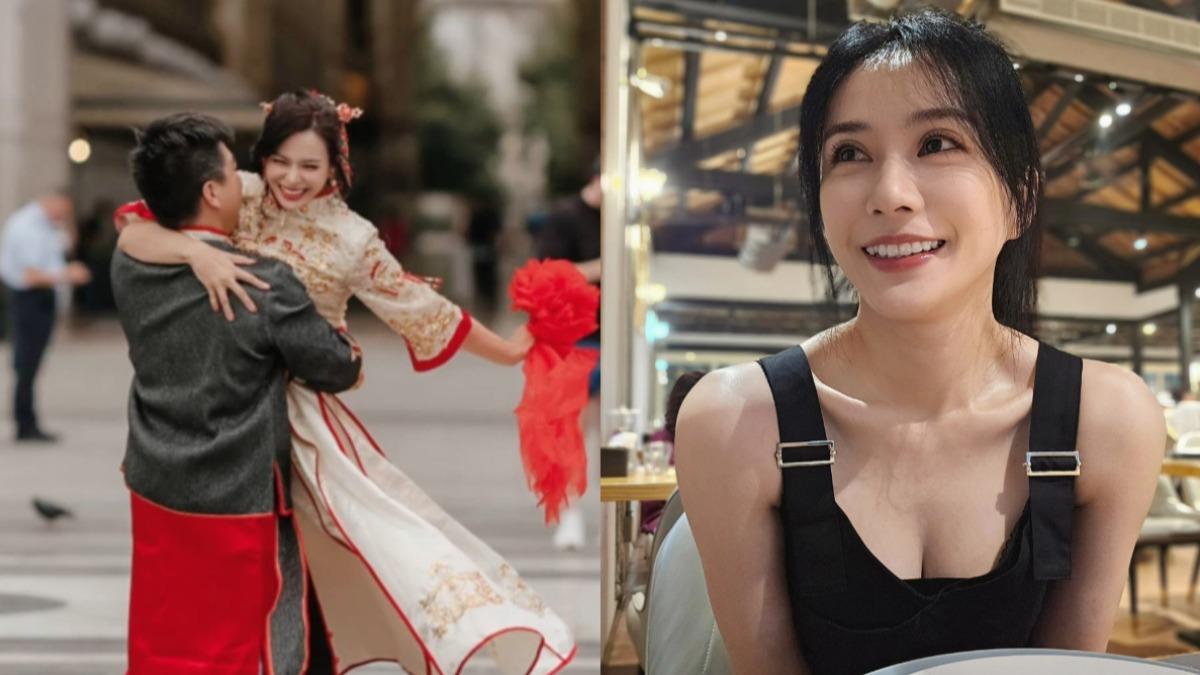 台灣女星「宣布結婚」！元旦嗨曬婚紗照報喜：人生翻頁了