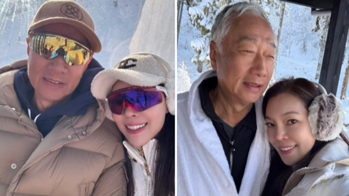 曾馨瑩跨年放閃照連發!郭台銘「白髮近況」曝 滑雪裝價格驚人
