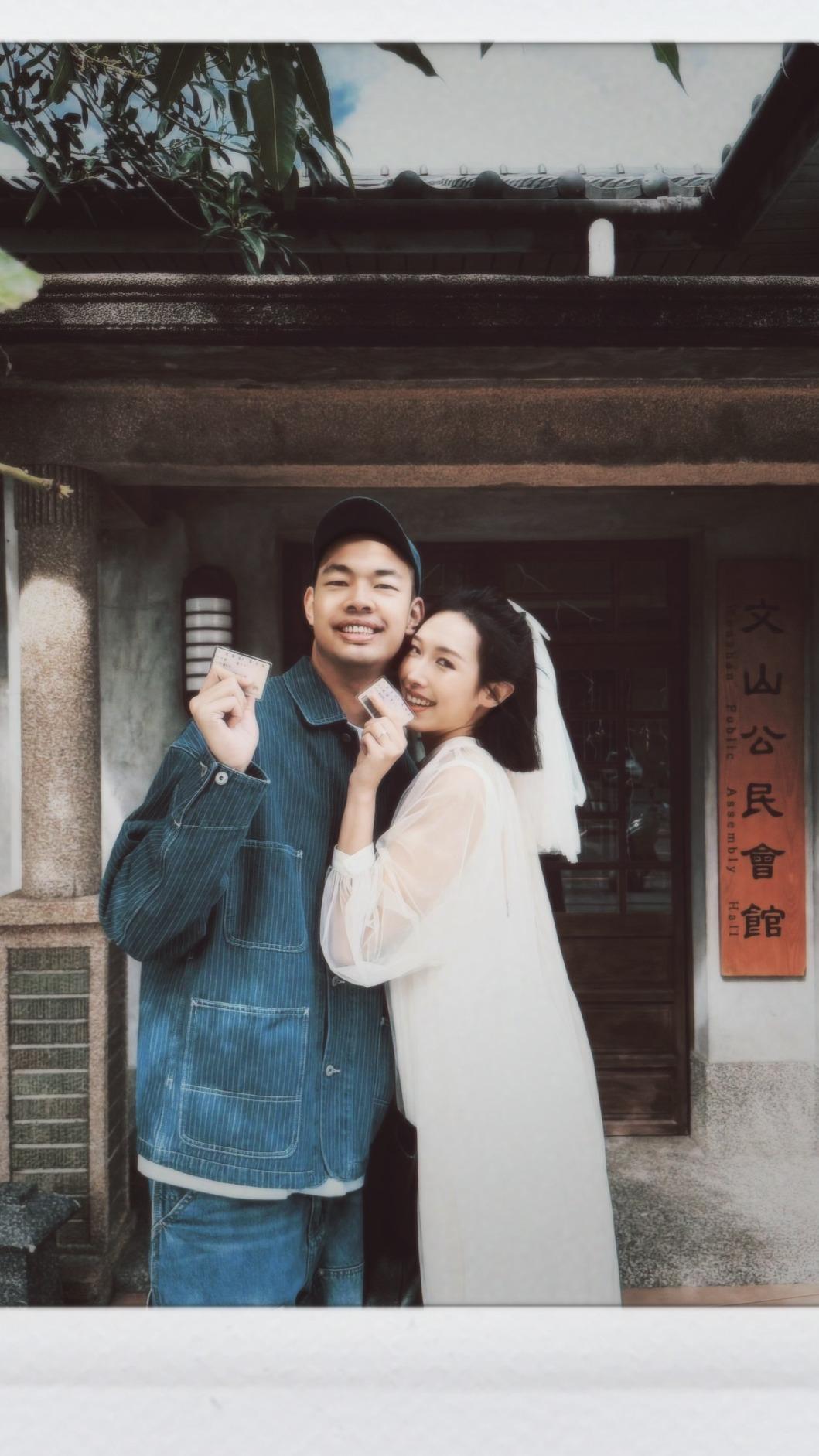 陳大天和劉樸宣布結婚。(圖/伊林娛樂提供)