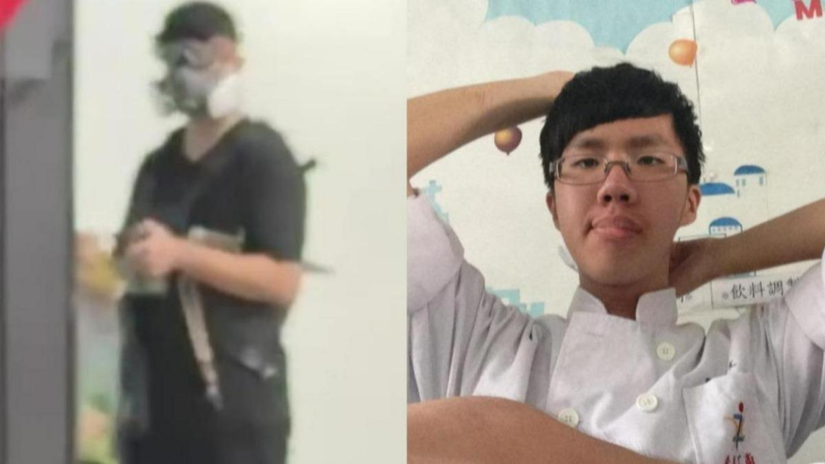 張文隨機砍人後墜樓身亡。(圖/翻攝畫面)