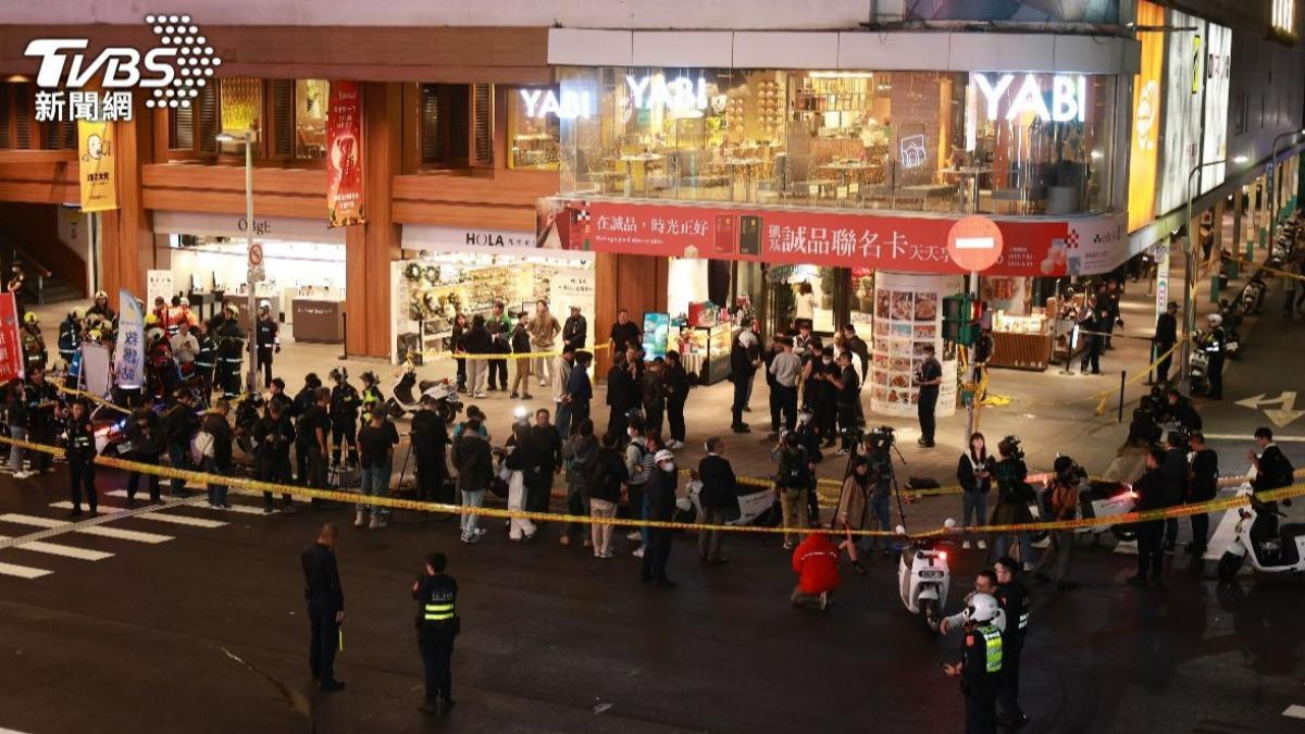 張文在中山站商圈隨機砍殺路人。(圖/TVBS資料畫面)