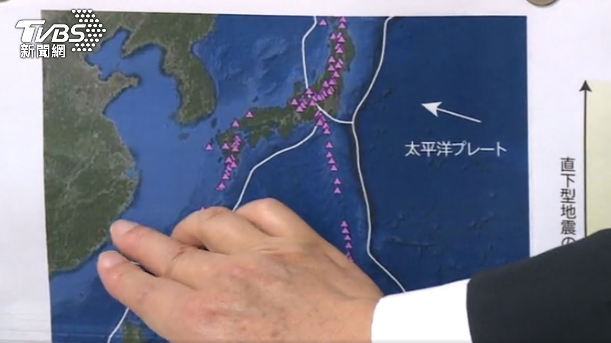 南海海槽威脅存在。（圖／ＴＶＢＳ）