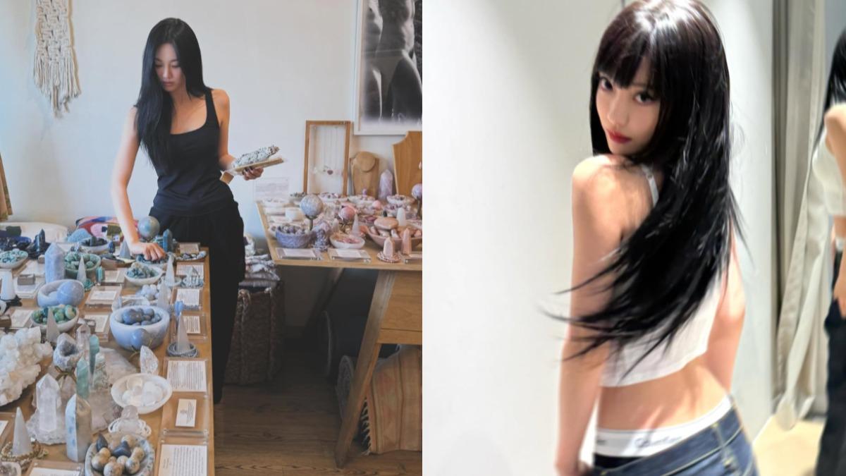 NingNing的IG上會看到她的水晶收藏。(圖/翻攝自NingNing IG)
