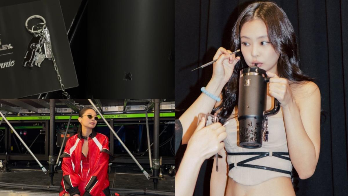Jennie聯名Stanley!霧黑瓶身超質感 水壺成時尚配件