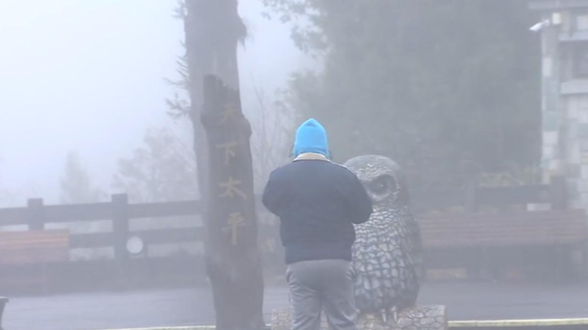太平山雲霧繚繞。(圖/TVBS)