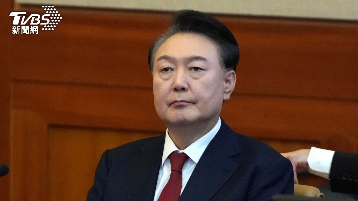南韓前總統尹錫悅。（圖／達志影像美聯社）