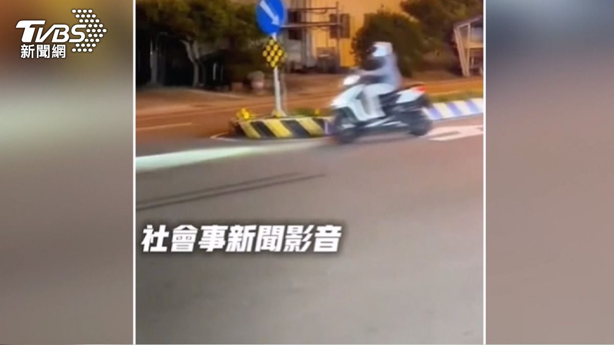 元旦飆車少年逆向逃　警方追捕移送法辦。(圖／社會事新聞影音)