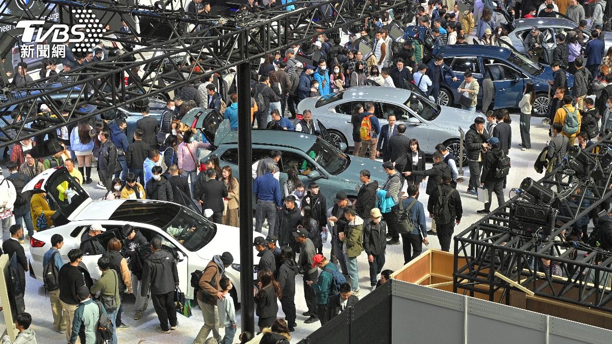 2026台北車展參觀人潮。(圖/胡瑞麒攝)