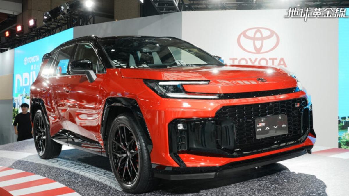 新世代RAV4在台北車展提前展出。(圖/地球黃金線)