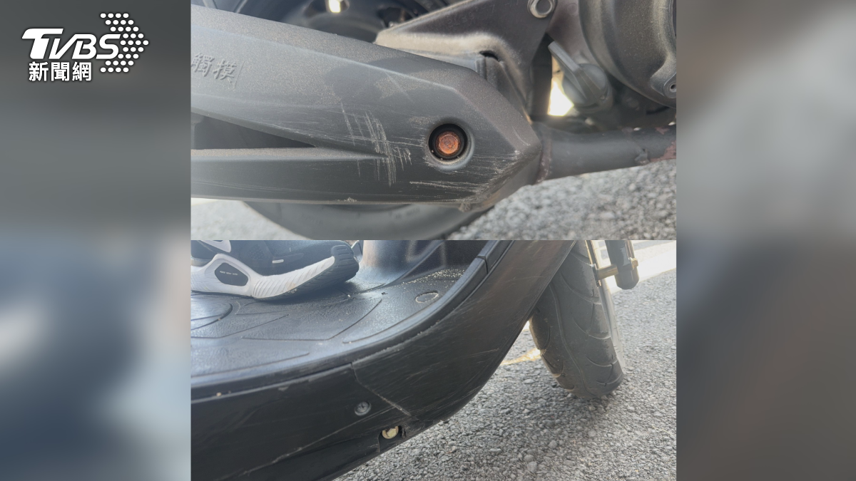 好好的車租出去,回來竟然車身滿是傷痕,讓業者十分無奈。(圖/TVBS)