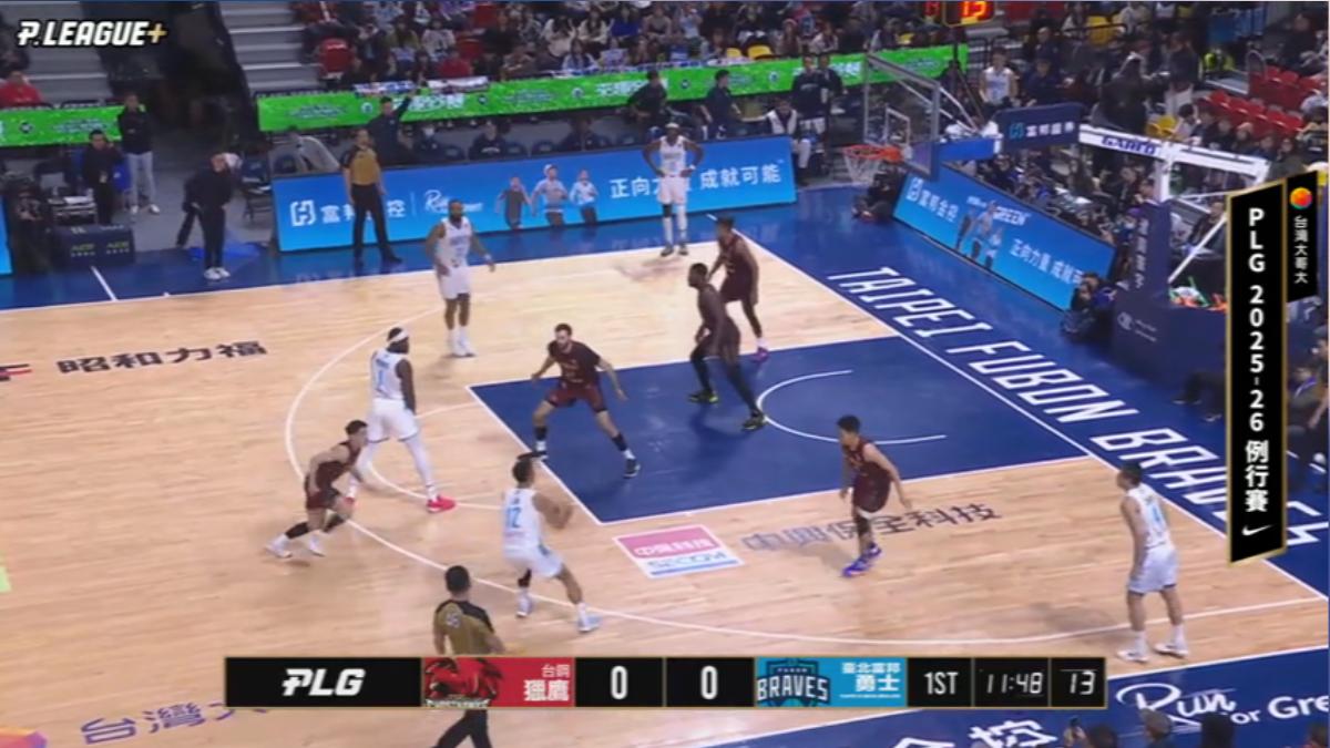 3分球3投3中,林志傑說很順就拔起來。(圖片來源/ P.LEAGUE+ YT )