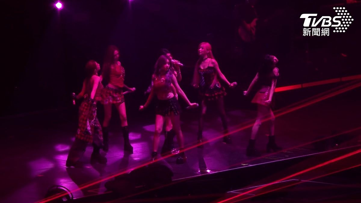 BABYMONSTER在台北小巨蛋演出。(圖/monbow0215授權提供)