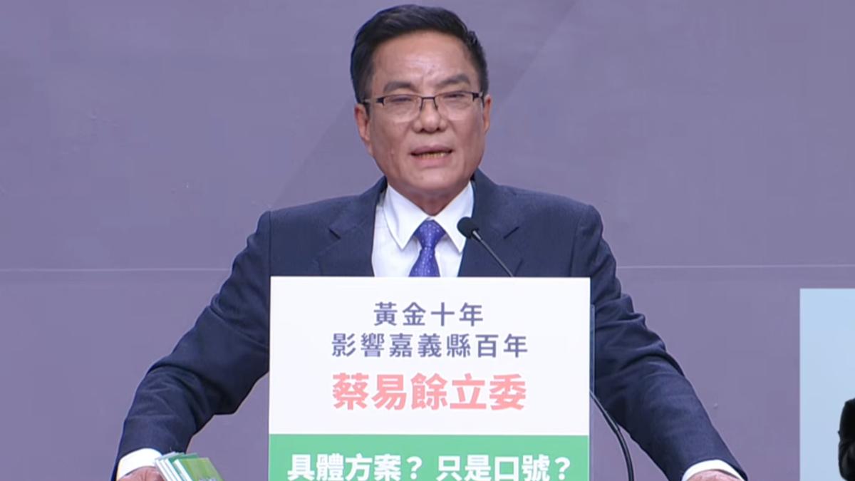 綠嘉義政見會/酸蔡易餘體型? 黃榮利:我體重控制得非常好