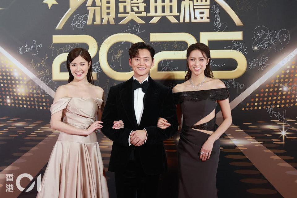 劉佩玥、張振朗與劉穎鏇。(圖/香港01提供)