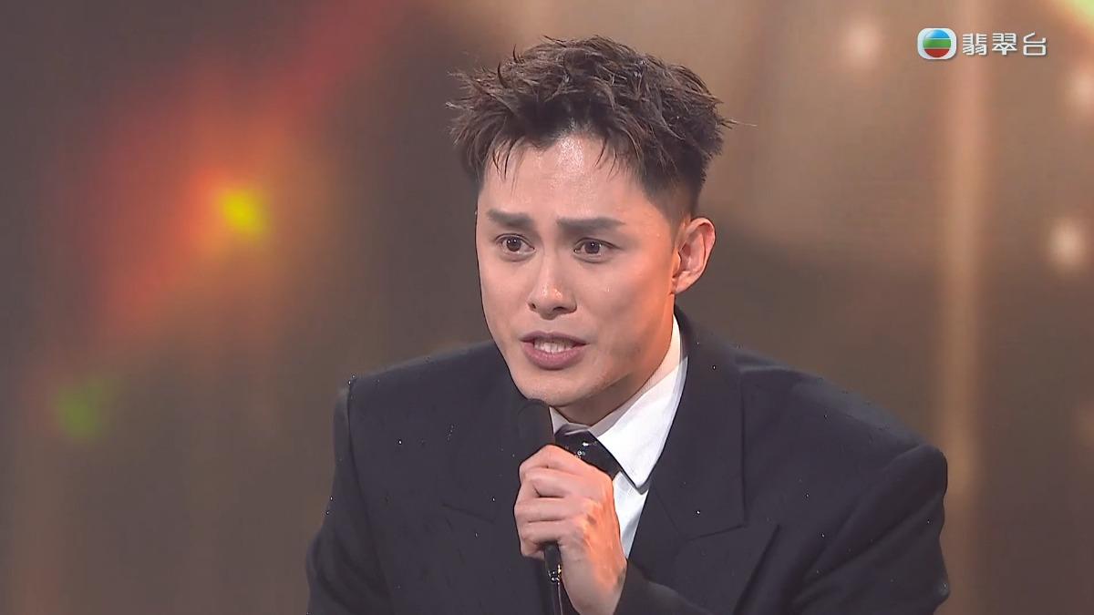 何廣沛以《新聞女王2》拿下最佳男配角。(圖/翻攝自翡翠台)