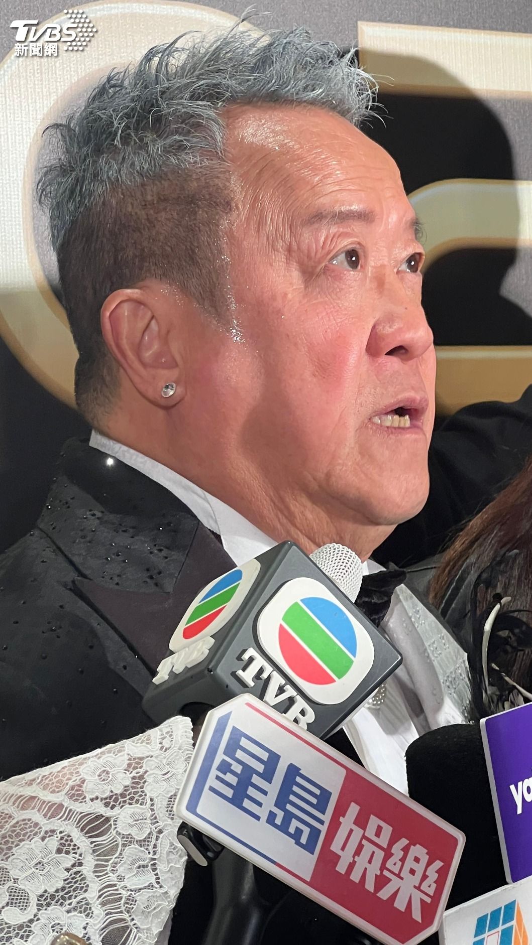 曾志偉於新聞中心受訪。（圖／讀者提供）