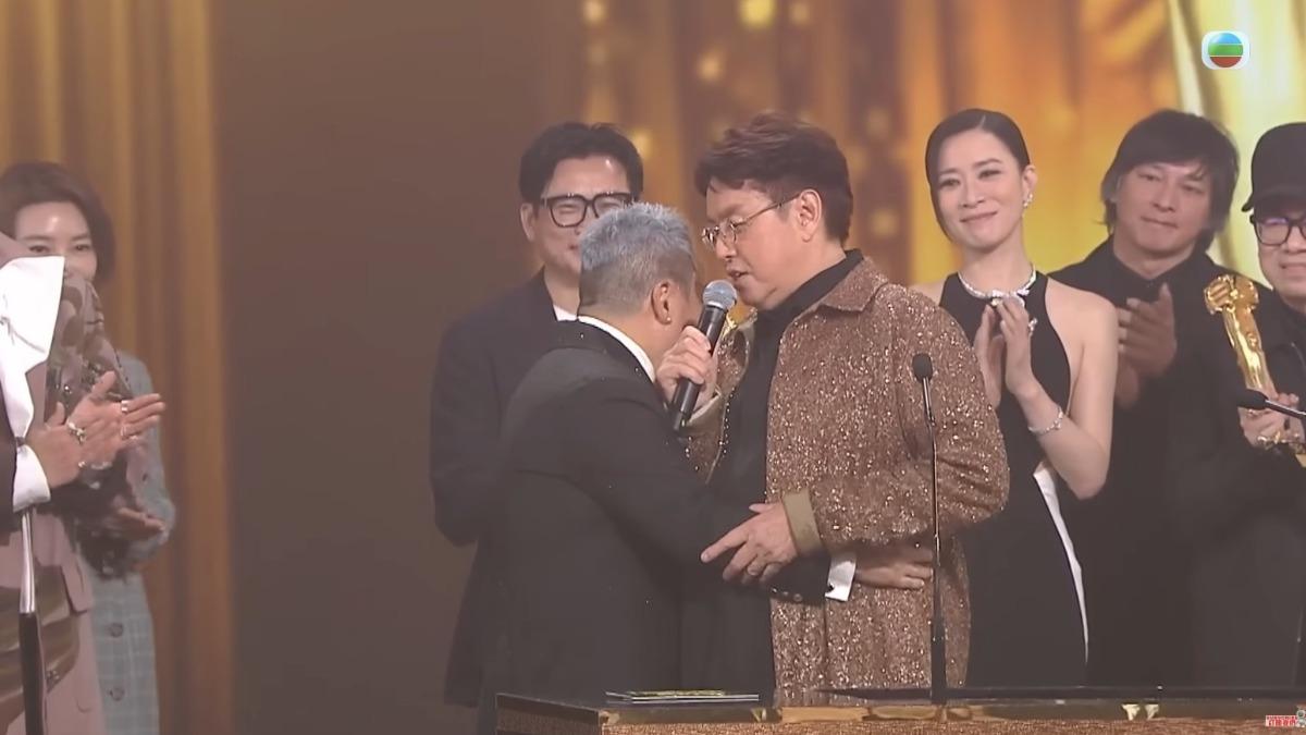 TVB行政主席許濤讚揚曾志偉的貢獻。（圖／翻攝自TVB YT）