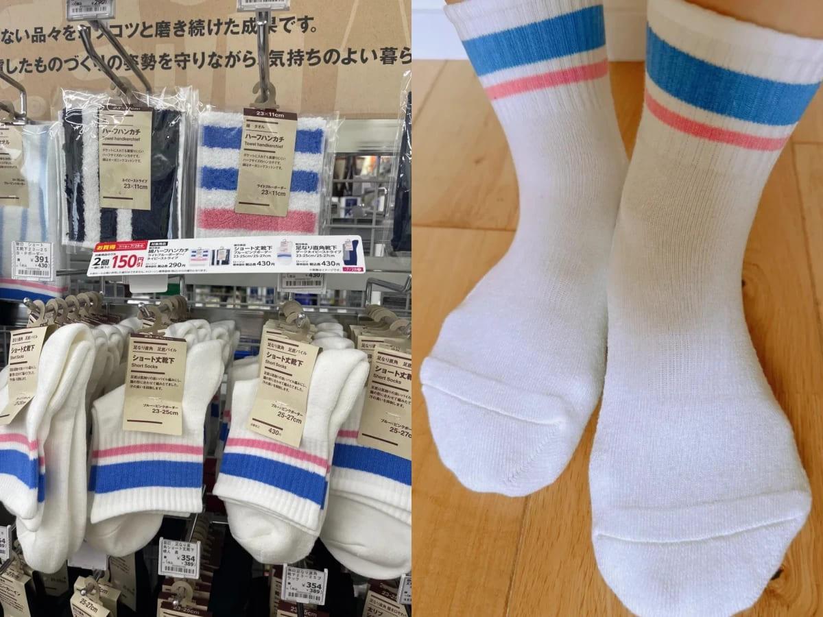 日本LAWSON限定襪款超好看!(圖/翻攝自小紅書@小器愛吃包、朝美在日本)