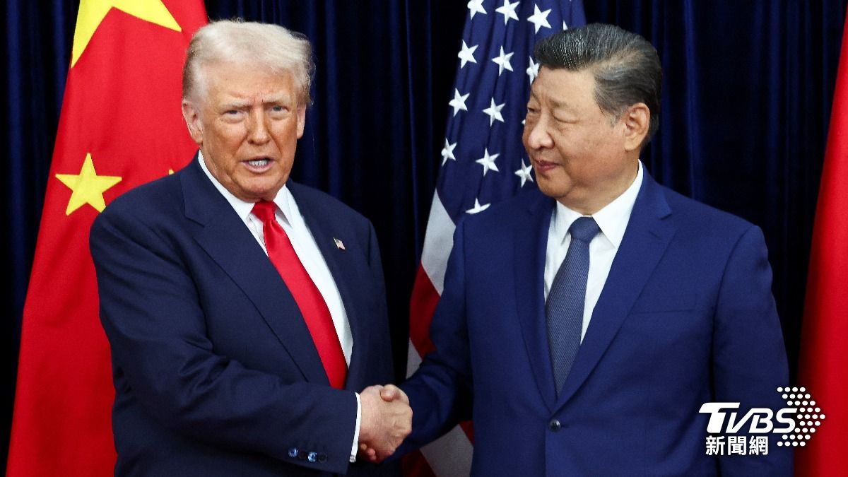 美國總統川普與中國國家主席習近平。(圖/達志影像路透社)