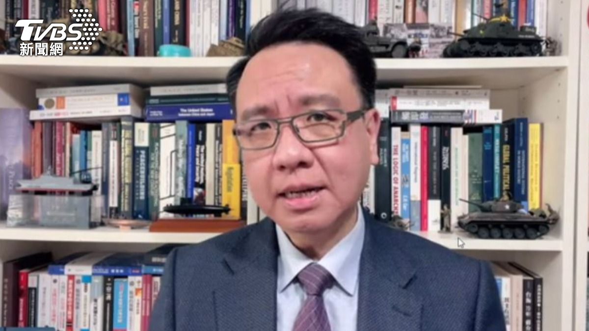 淡大國際事務與戰略研究所所長 李大中。（圖／TVBS）
