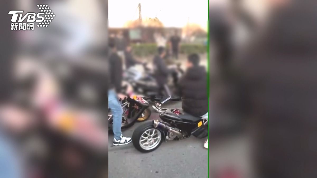 飆車族抖音炫耀,台中濱海公路成「露天賽道」。(圖/社會事新聞影音)