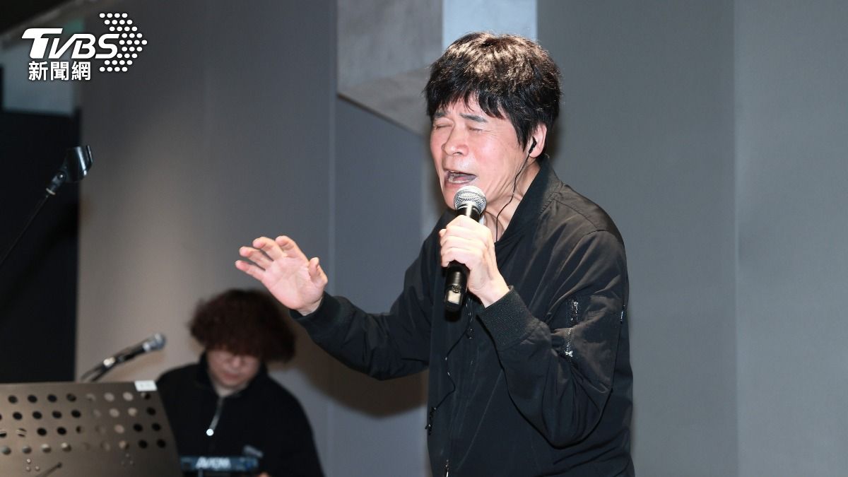 洪榮宏進行彩排。（圖／趙世平攝）