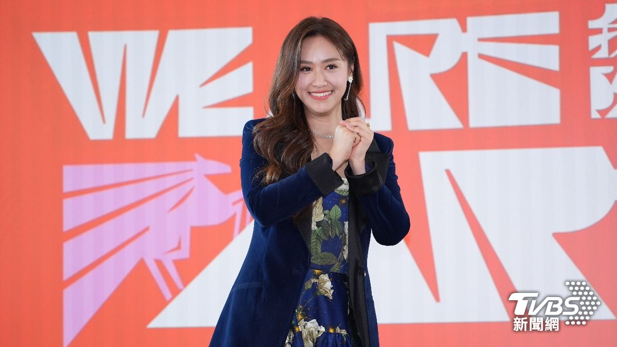 吳姍儒三度接下主持棒。(圖/趙世平攝)